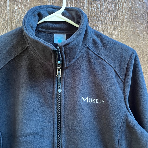 NEW Musely Black Fleece Zip-up Jacket Size Large - Picture 5 of 9